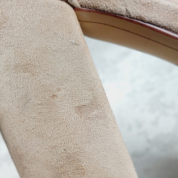 New Sam Edelman Yancy Nude Leather Ankle Strap Sandal  F353 - Picture 12 of 13